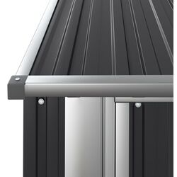 Casuta de gradina VidaXL 150905 180.5x97x209.5 (Anthracite) Thumb