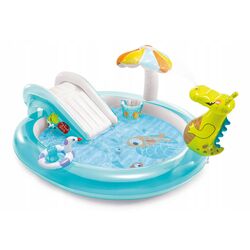Centru de joaca gonflabil Intex Gator Play Center 57165 (Blue/Yellow)