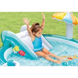 Centru de joaca gonflabil Intex Gator Play Center 57165 (Blue/Yellow) Thumb