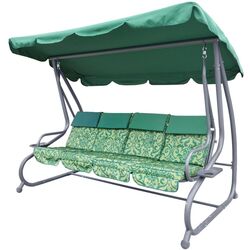 Скамья-качели с тентом 2в1 Ramiz Swingchair 8078 Z (Pattern Green) Thumb