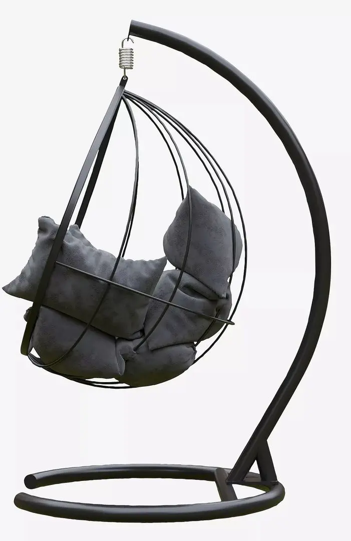 Fotoliu suspendat Kalune Design Mavera (Anthracite/Gray)