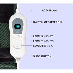 Электроодеяло Klarstein Dr. Watson XXL 10035500 (Green Patterned) Thumb