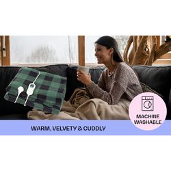 Электроодеяло Klarstein Dr. Watson XXL 10035500 (Green Patterned) Thumb