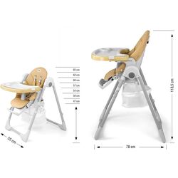 Стульчик для кормления 2в1 Milly Mally Bueno (Beige) Thumb