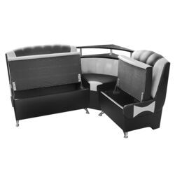 Кухонный уголок Modern Samba 2230/2300 (Black/Snow White) Thumb