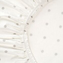 Cearsaf cu elastic pentru patut Ikea Lenast 60x120 (Buline/Lună) Thumb