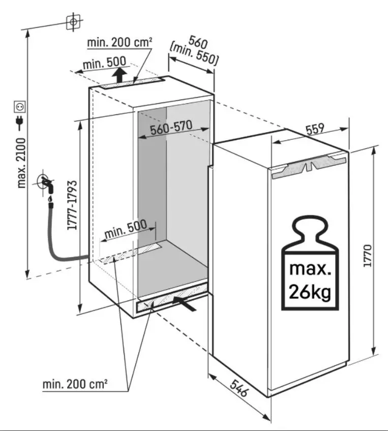 Встраиваемый холодильник Liebherr Peak IRBAd 5190 617 (White)
