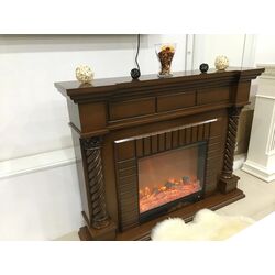 Semineu Art Flame Premium Frankfurt 336B (Brown) Thumb