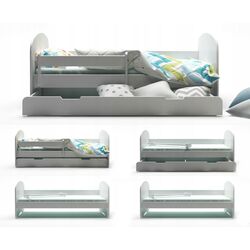 Pat BellaLuni Happy Paw Patrol №1 cu sertar/saltea 90x180 (White) Thumb