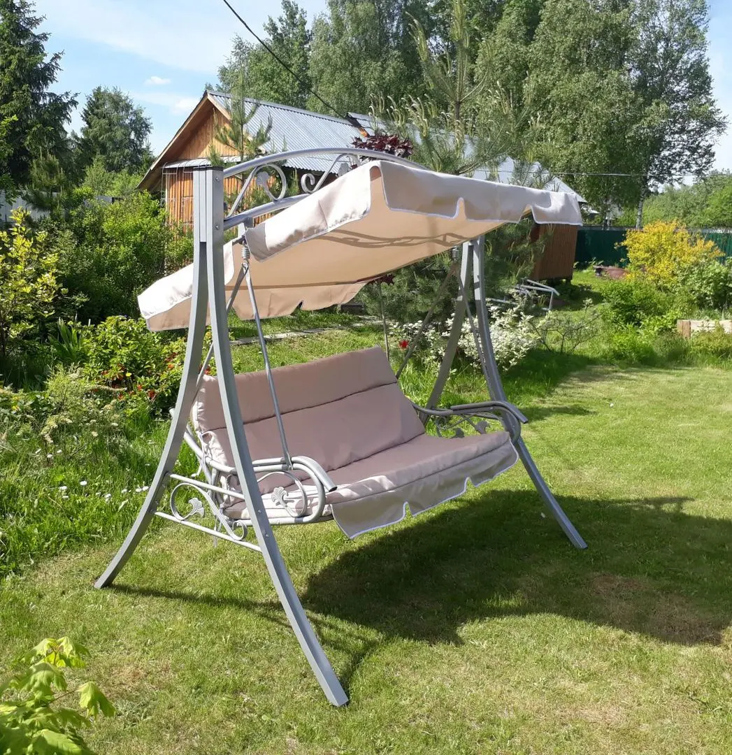 Скамья-качели с тентом Waltz Luxury (Beige)