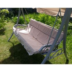 Скамья-качели с тентом Waltz Luxury (Beige) Thumb