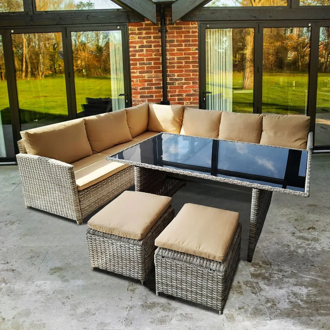 Set mobilier de gradina Waltz Lyon (Beige)