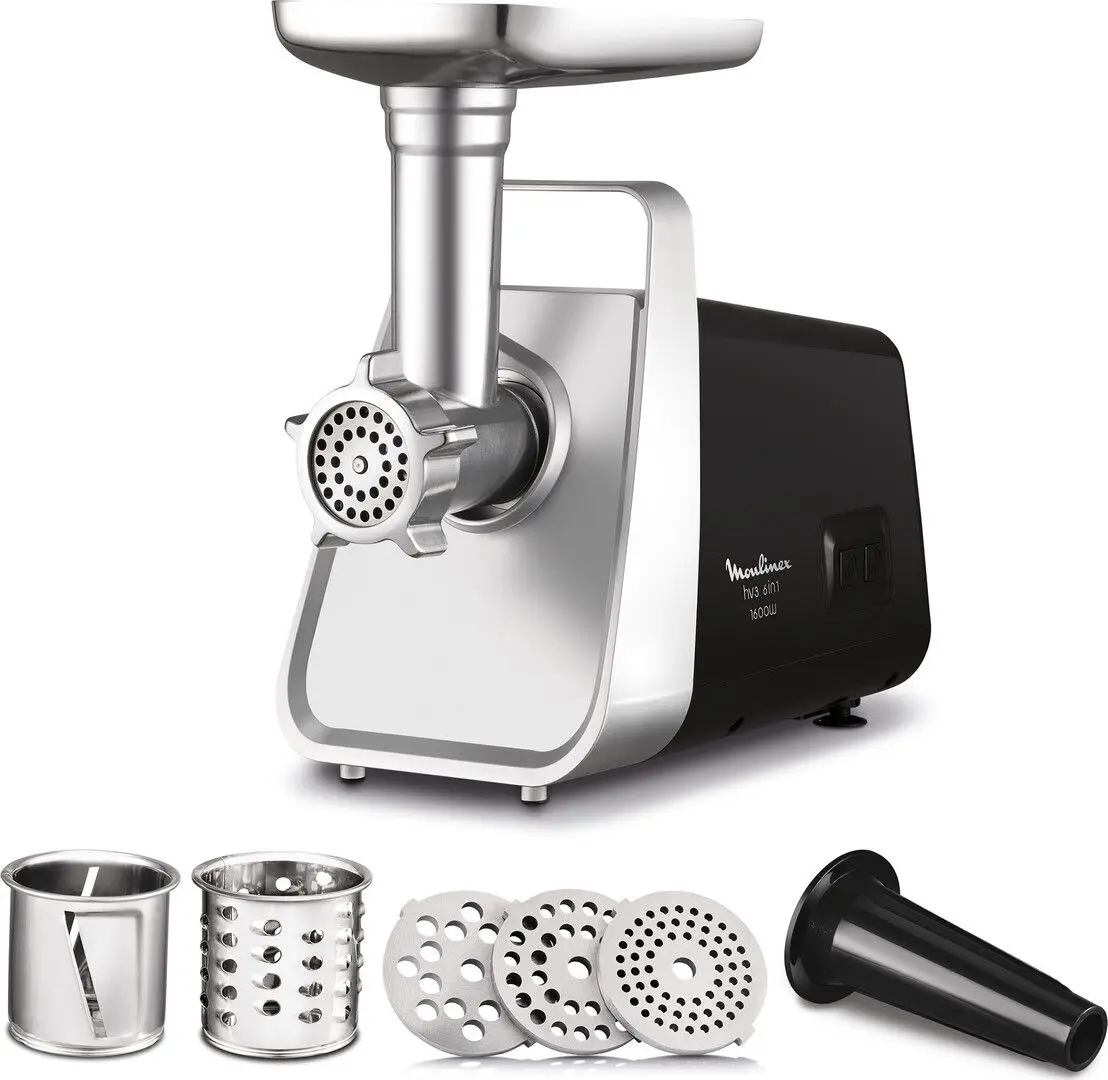 Masina de tocat carne Moulinex ME307832 (Black/Inox)