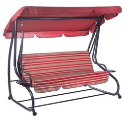 Скамья-качели с тентом MWH Santorini 067206 (Red) Thumb