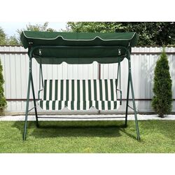 Скамья-качели с тентом Green Bay Myconos (Green/White)