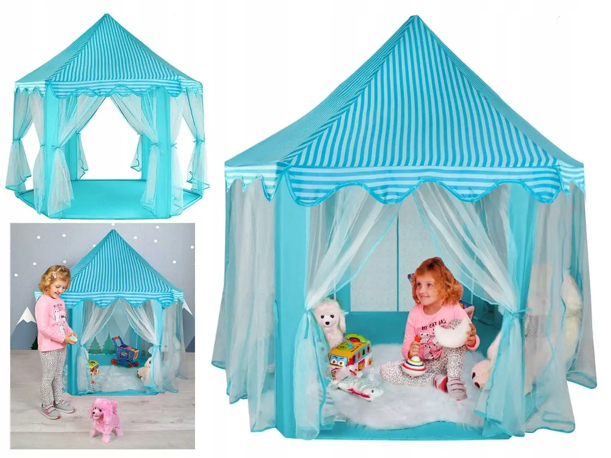 Cort pentru copii Iso Trade Castle Princesses 6104 (Blue) - 2