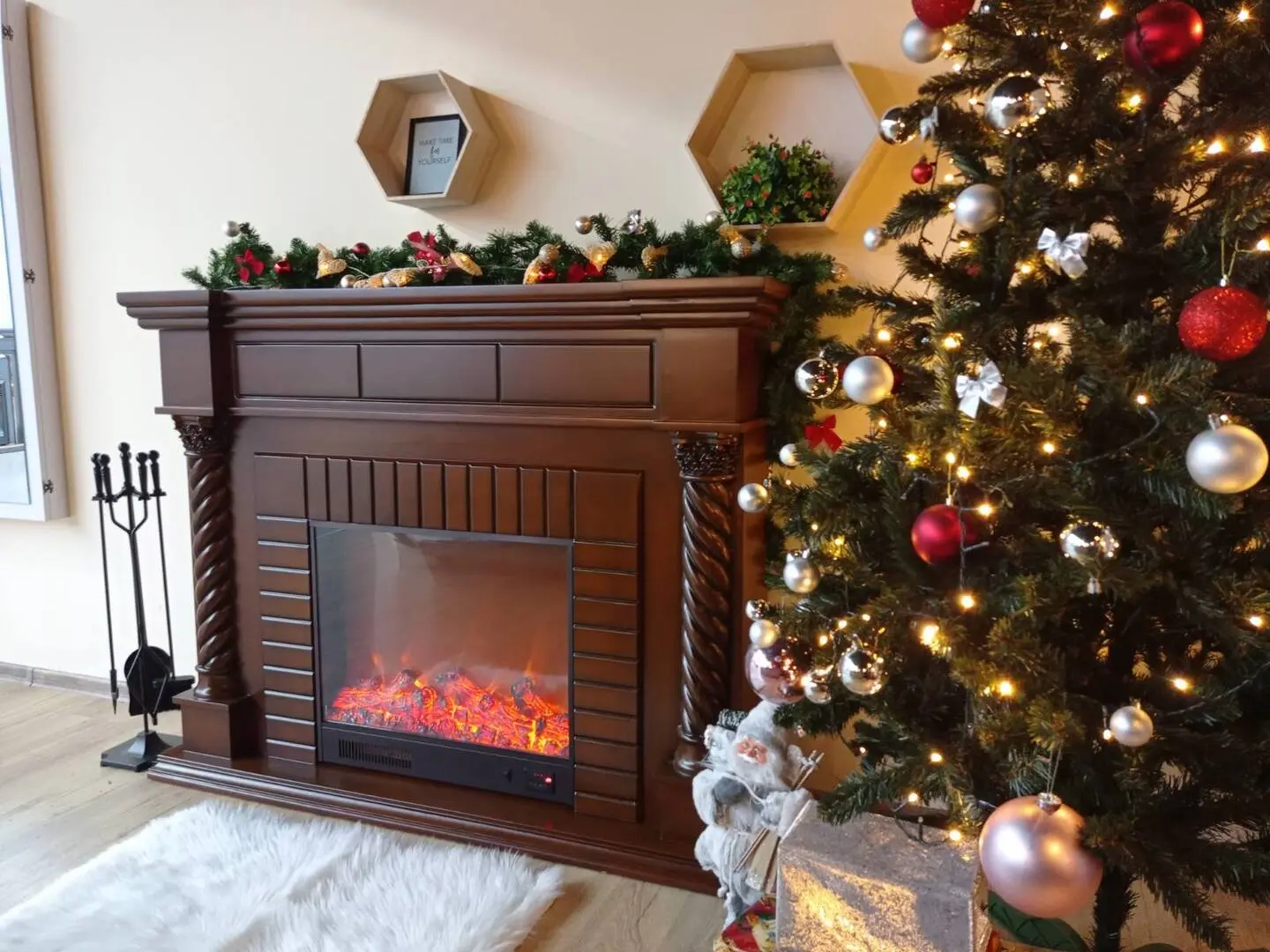 Semineu Art Flame Premium Frankfurt 336B (Brown)