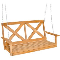 Scaun balansoar Costway NP10961BN (Natural) Thumb