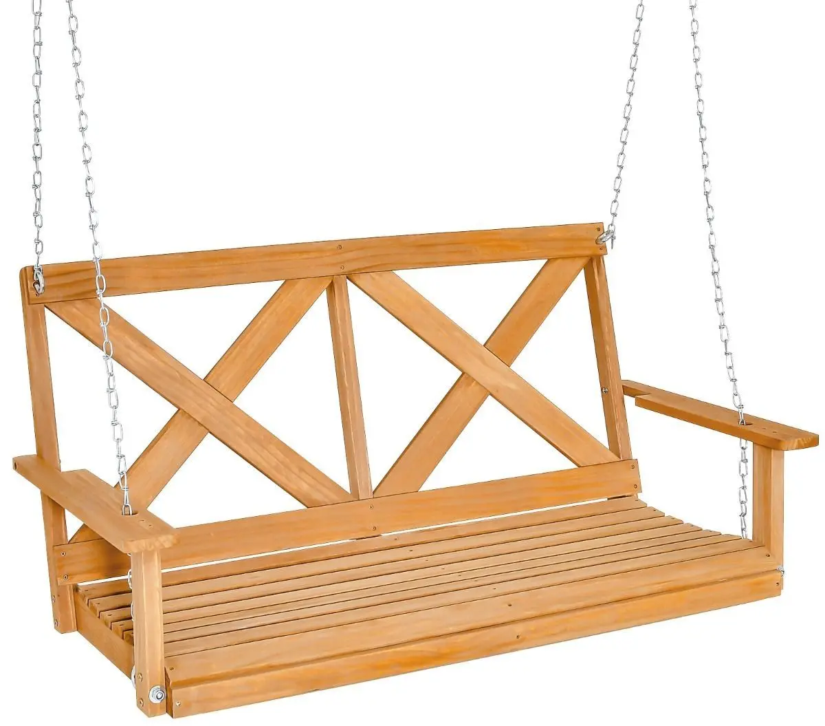 Scaun balansoar Costway NP10961BN (Natural)