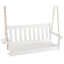 Скамья-качели Costway NP11061WH (White) Thumb