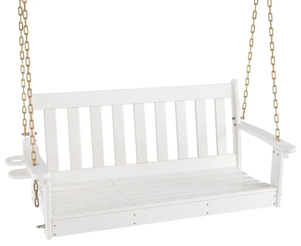 Скамья-качели Costway NP11061WH (White) - 6