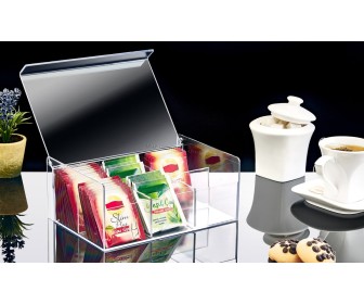 Organizator pentru ceai Boxup FT-055 (Transparent)