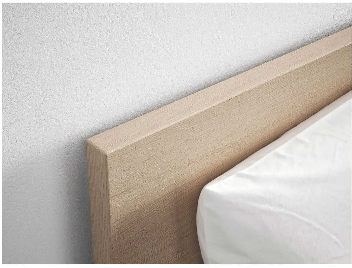 Кровать Ikea Malm/Luroy 4 ящика 140х200 (Дуб Беленый) - 10