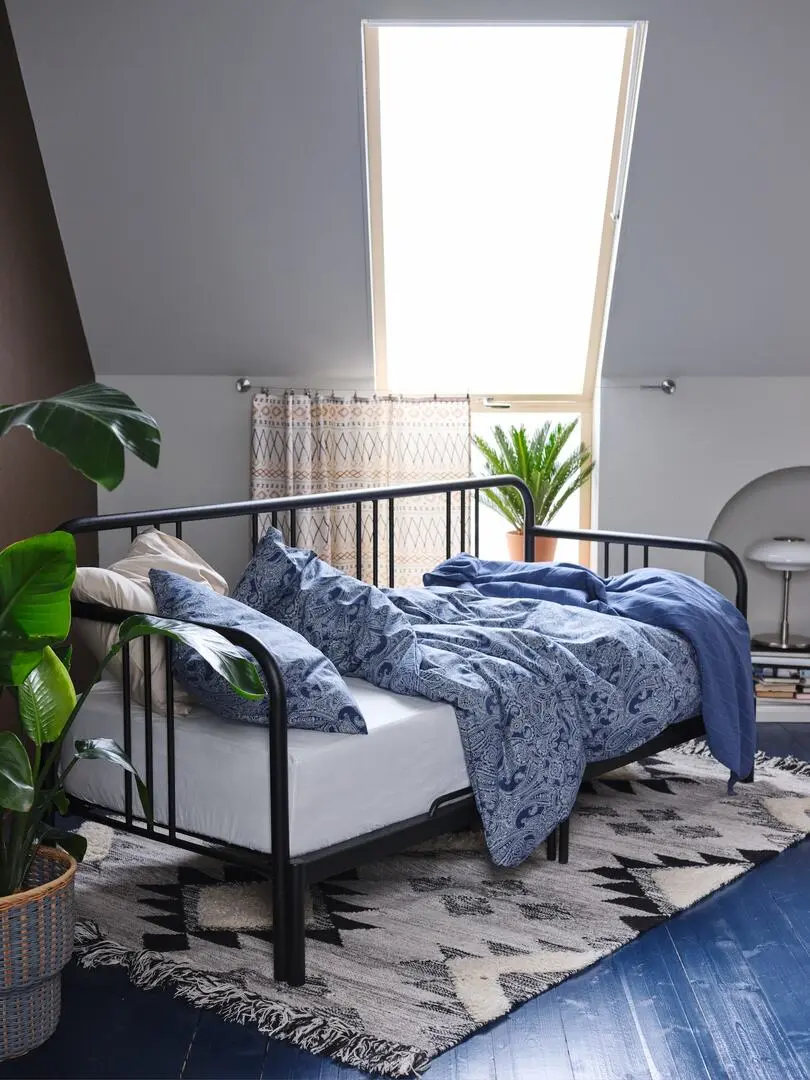 Pat extensibil Ikea Fyresdal 80х200 (Negru)