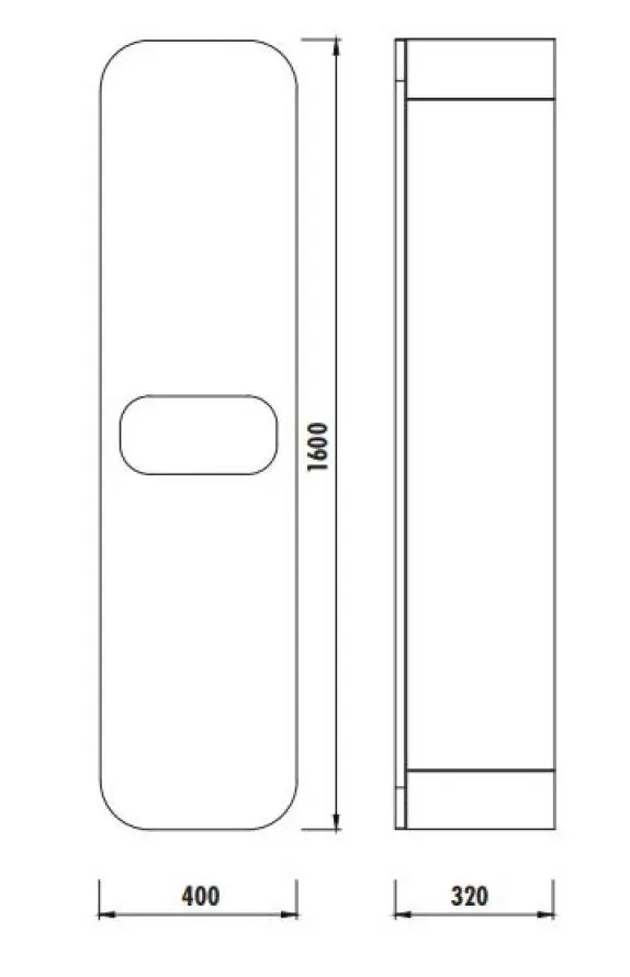 Penal Creavit Pion PN2160.02.BDM (Natural Oak/Matt White) - 3