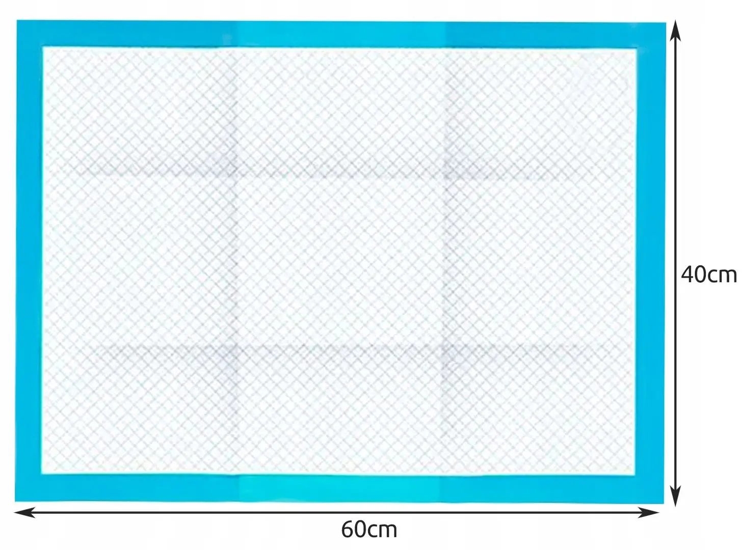 Set scutece de unica folosinta pentru animale Purlov 21599 60x40 100pcs