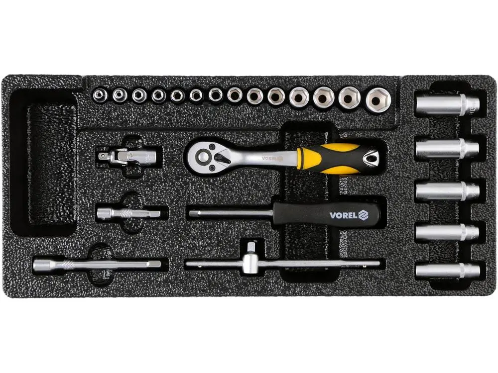Шкаф с инструментами Vorel 58540 (Yellow/Black)