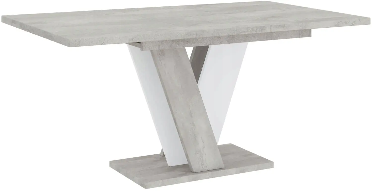 Masa extensibila Prospero Viney K350 (White/Сoncrete)