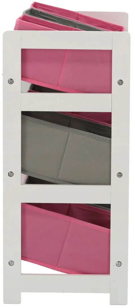 Etajera-organizer Chomik PHO3579 (White/Pink/Gray) - 5
