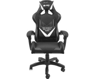 Кресло геймерское Fury Avenger L (White/Black)