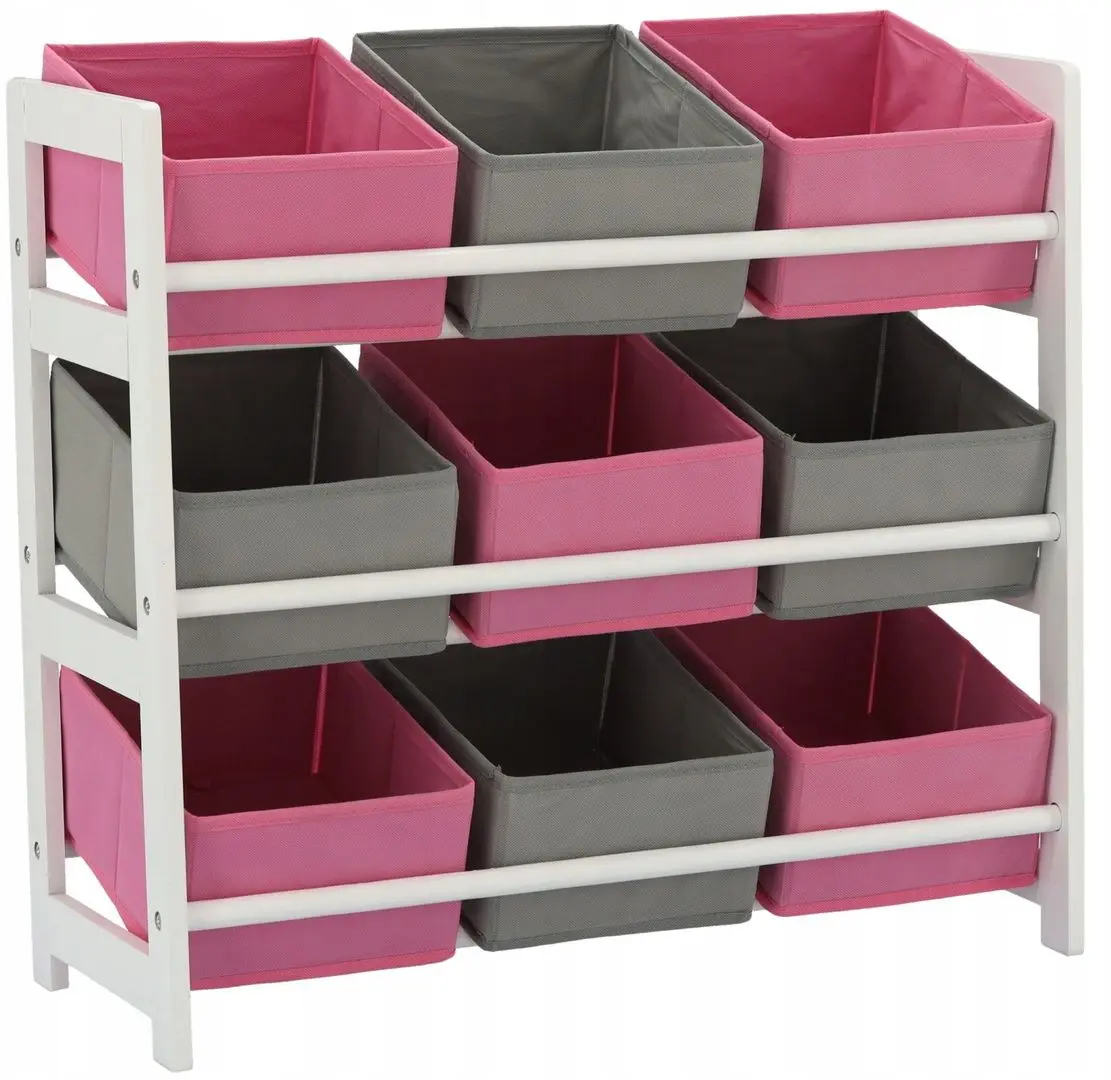 Etajera-organizer Chomik PHO3579 (White/Pink/Gray)