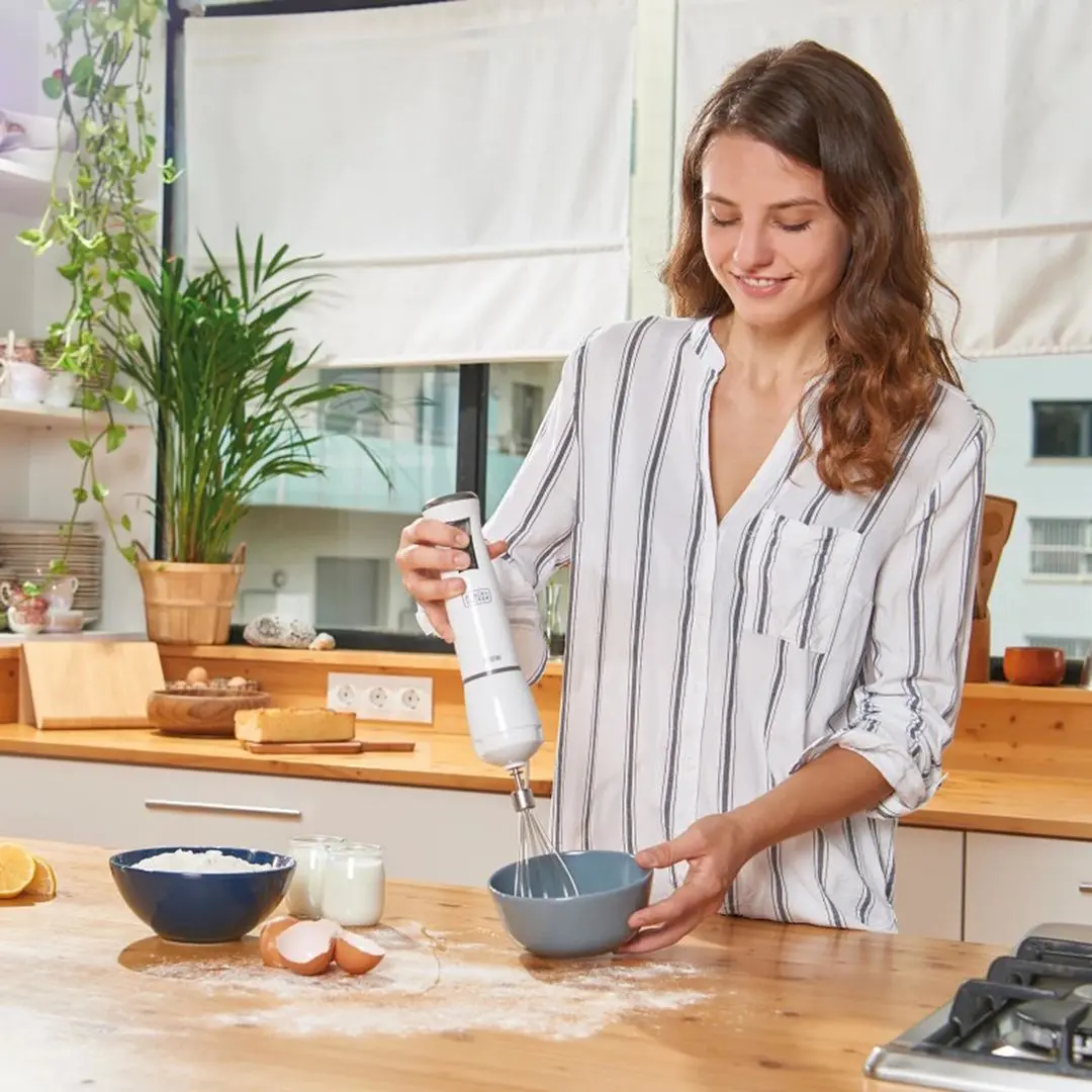 Blender Black&Decker BXHBA600E (White/Inox)