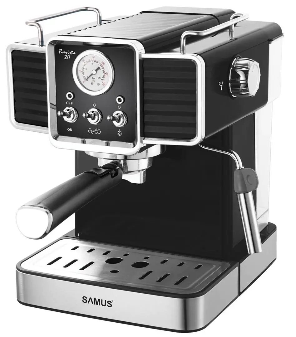 Aparat de cafea Samus Barista 20 (Black/Inox)