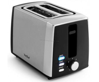 Toaster VonShef 2000132 (Inox/Black)