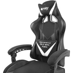 Кресло геймерское Fury Avenger L (White/Black) Thumb
