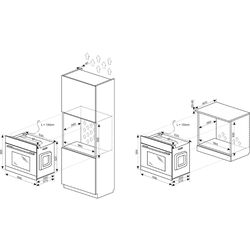 Cuptor electric incorporabil Hansa BOEW68120090 (Cream) Thumb