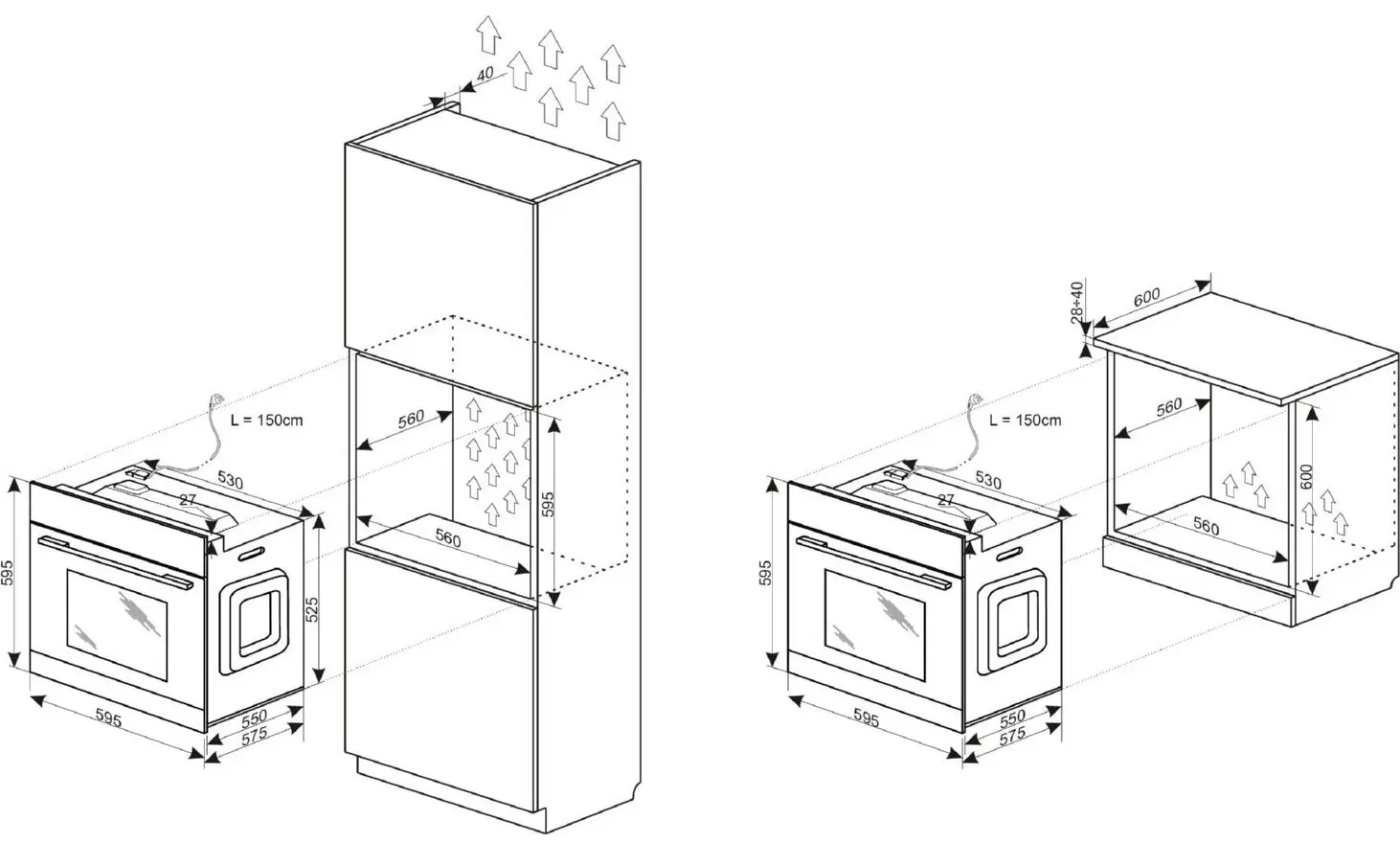 Cuptor electric incorporabil Hansa BOEW68120090 (Cream)