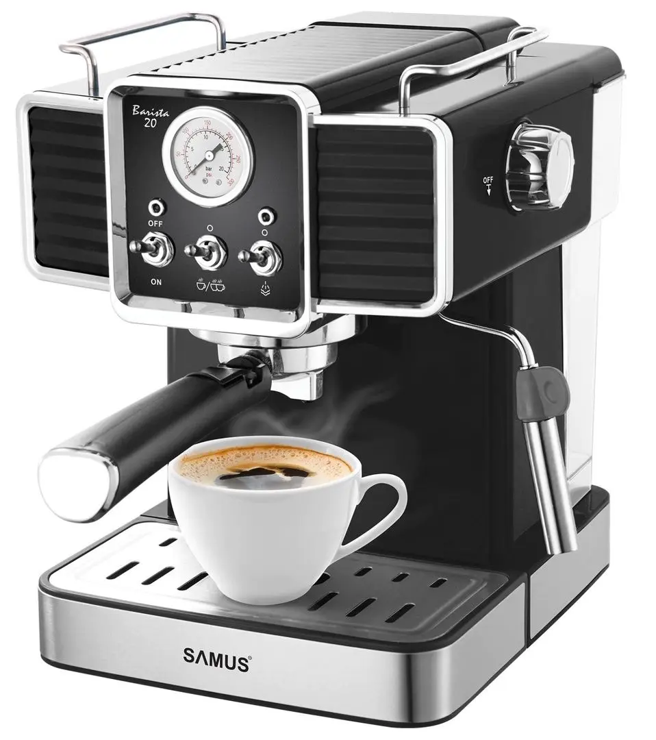 Aparat de cafea Samus Barista 20 (Black/Inox)