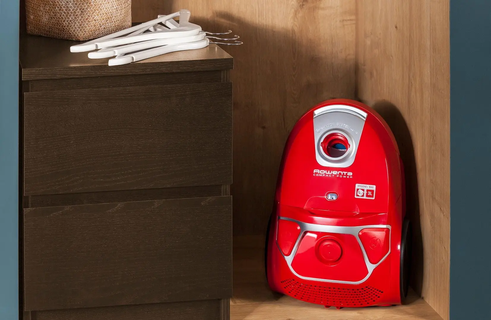 Aspirator Rowenta Compact Power Parquet RO3953EA (Red)