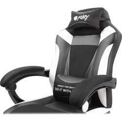 Кресло геймерское Fury Avenger M+ (White/Black) Thumb