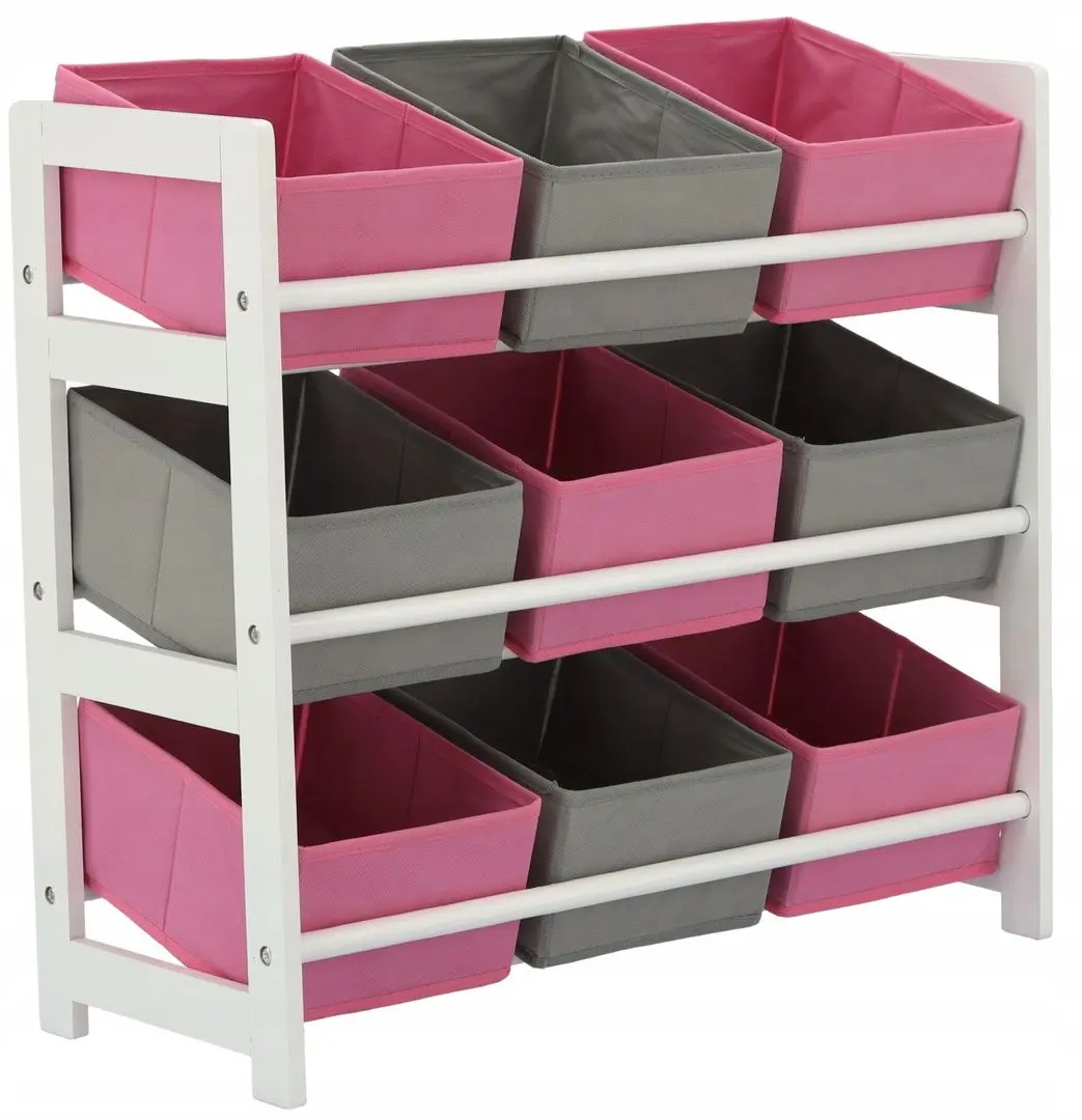 Etajera-organizer Chomik PHO3579 (White/Pink/Gray) - 3