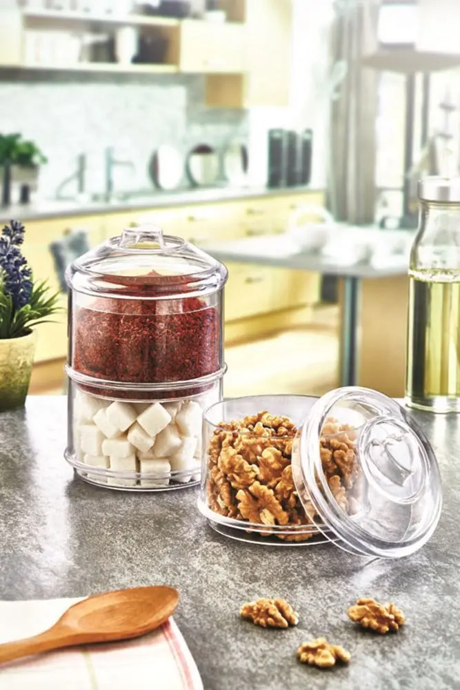 Set recipiente pentru condimente Saglik SP214