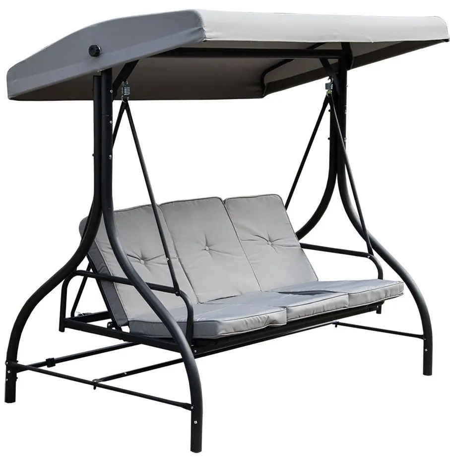 Scaun balansoar Saska Garden Nina (Grey)