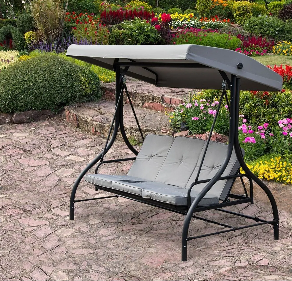 Scaun balansoar Saska Garden Nina (Grey)