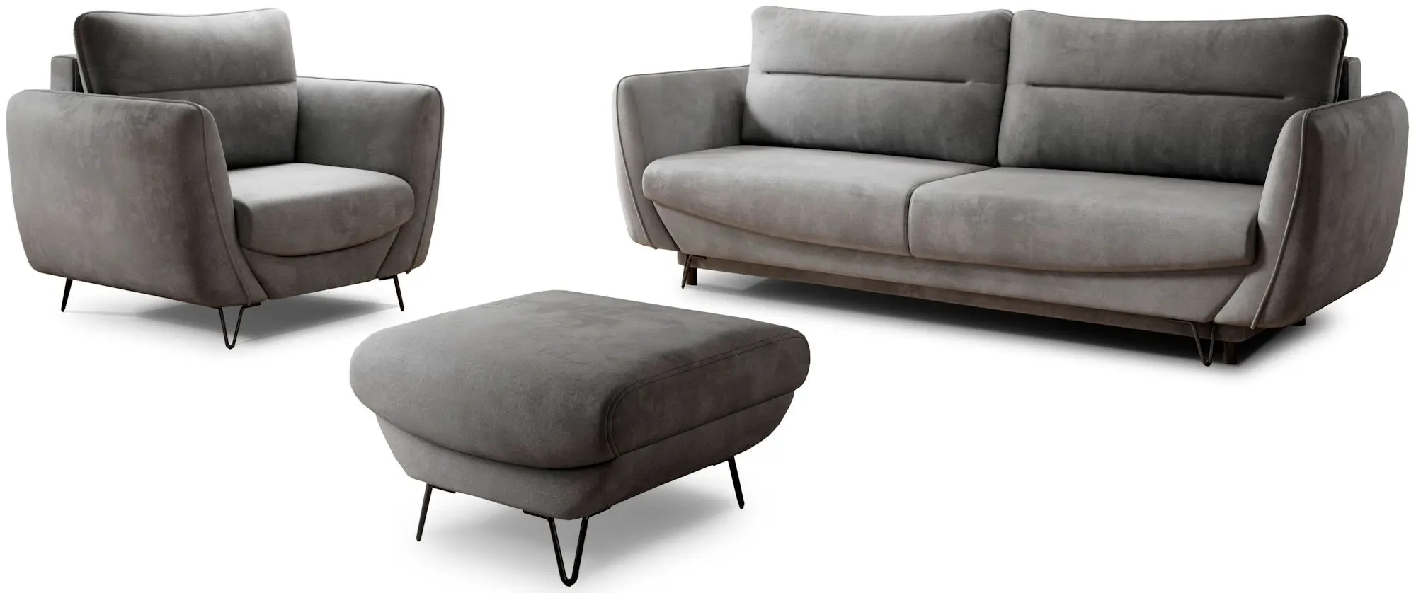 Набор мягкой мебели Eltap Silva Nube 03 (Gray Light)