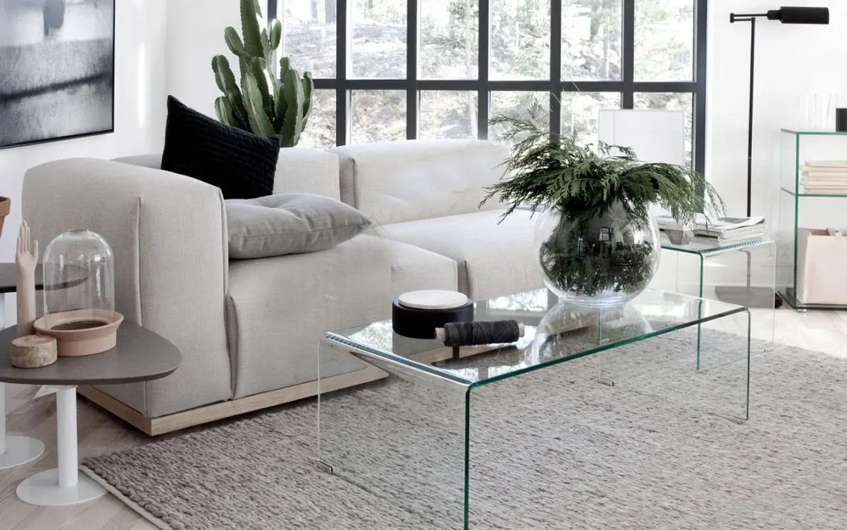 Журнальный столик Signal Priam A Large (Transparent)